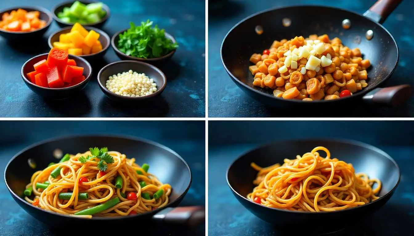 Stir-Fried Noodles and Vegetables: A Quick, Healthy Meal Idea