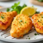 A trio of healthy chicken cutlet recipes showing baked, air-fried, and pan-seared methods.